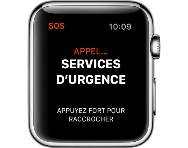Apple Watch Appel Urgence