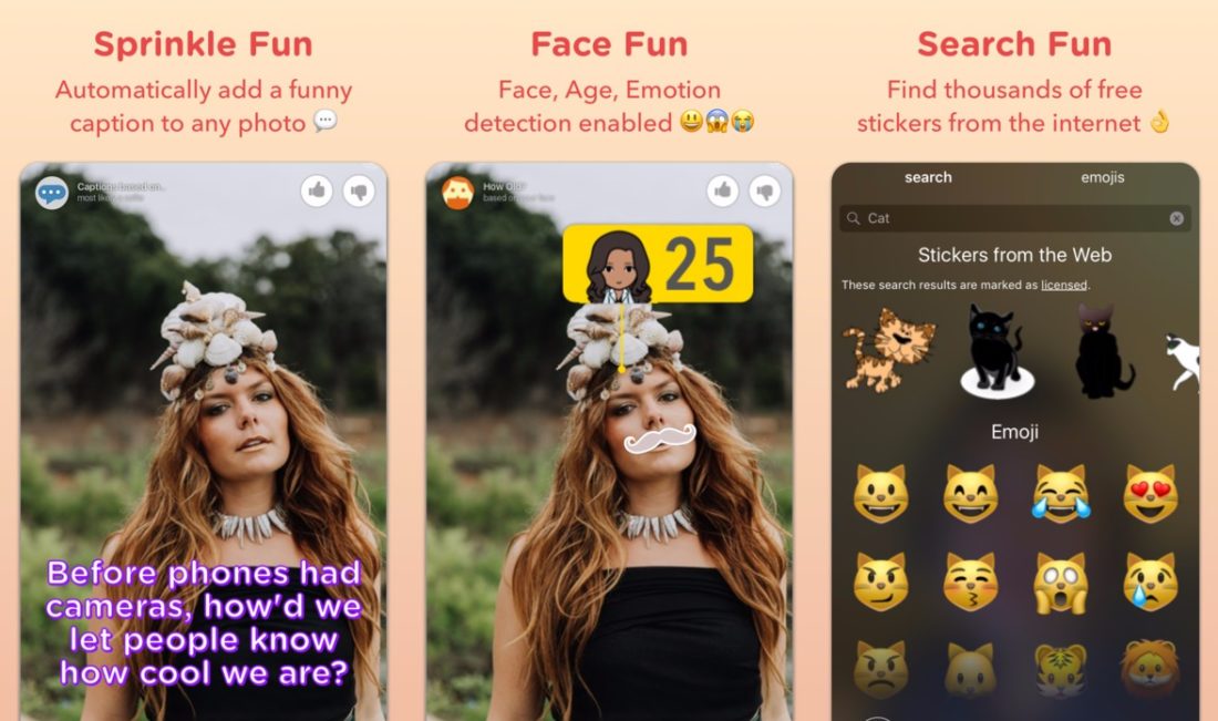 Microsoft lance Sprinkles, une nouvelle application iPhone dédiée à l