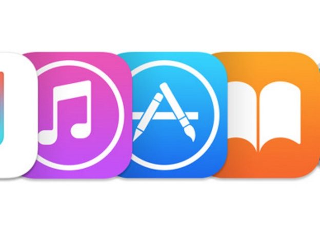 Apple Music iTunes Store App Store iBooks Store
