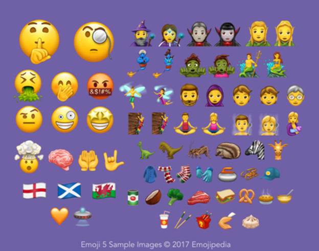 emojis iOS 11