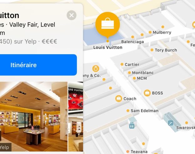 iOS 11 Plans Cartographie Interieur Centre Commercial
