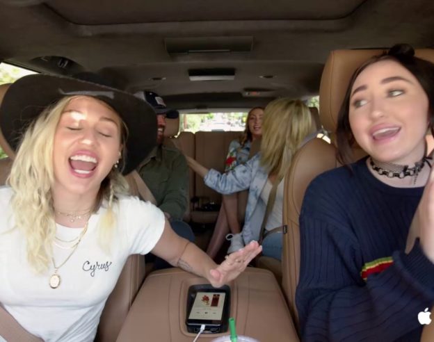 Carpool Karaoke Apple Miley Cyrus