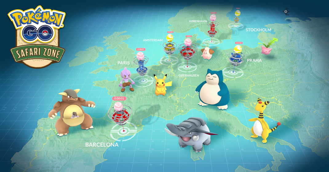 Pokemon Go Safari Pour Pokemons Exotiques En Europe Iphoneaddict Fr