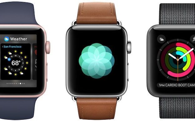 Apple Watch Series 2 Trois Modeles