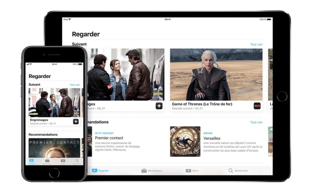 L'application TV d'Apple commence à s'afficher en France sur iPhone