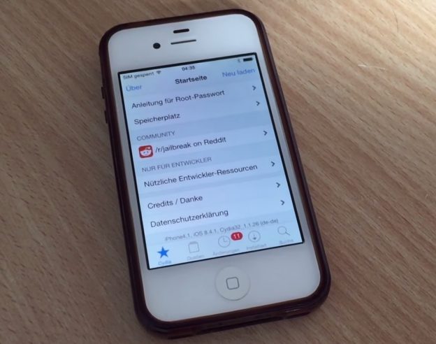 Jailbreak iOS 8.4.1 Untethered iPhone 4S