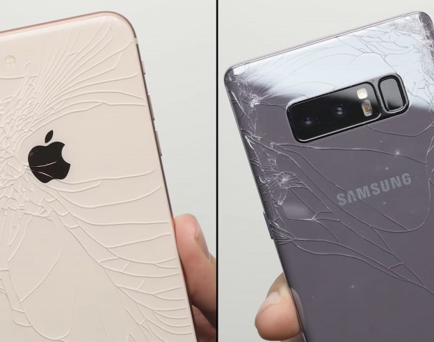 iPhone 8 Plus vs Galaxy Note 8 Dos Fissure