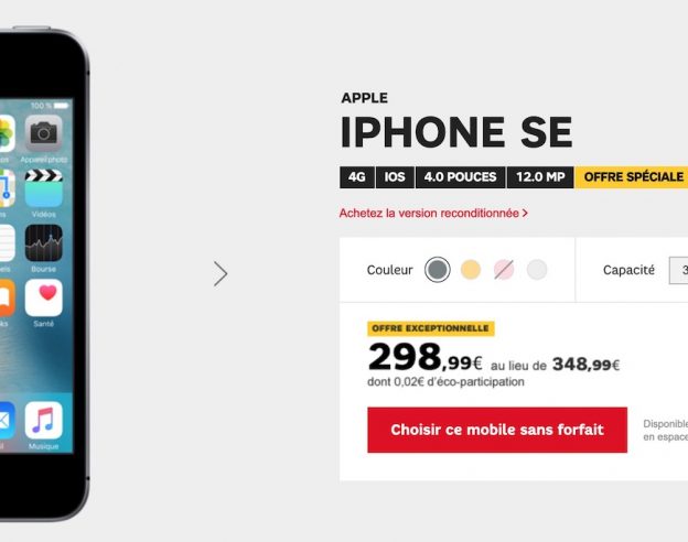 iPhone SE Promo SFR