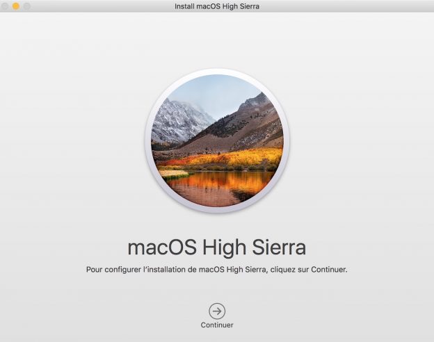 macOS High Sierra Installateur