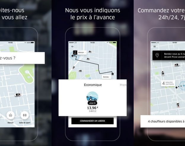 Uber Application iPhone