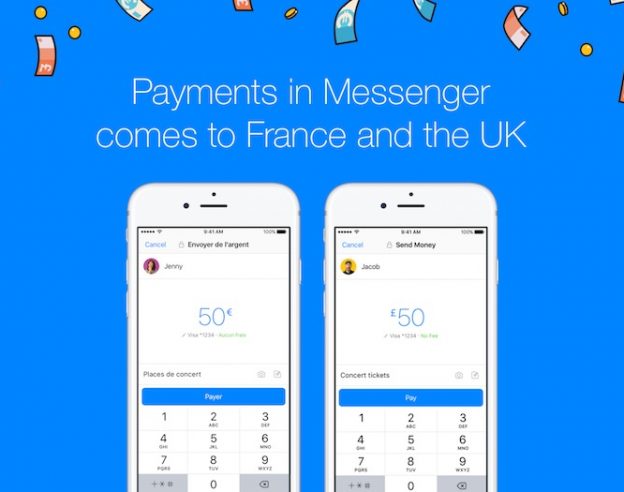 Facebook Messenger Envoi Argent Amis France