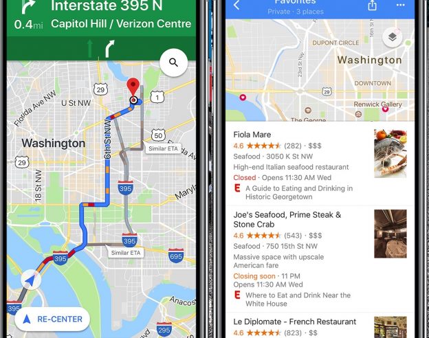 Google Maps iPhone X