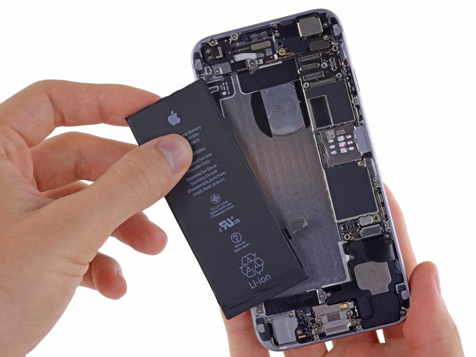 Batterie iPhone 6 iFixit Demontage
