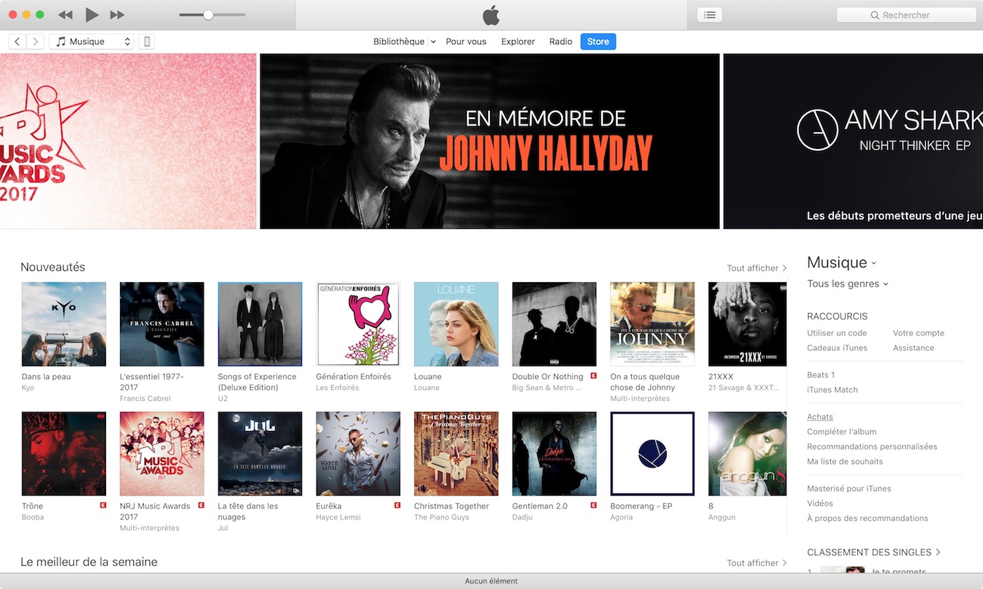iTunes Store Musique