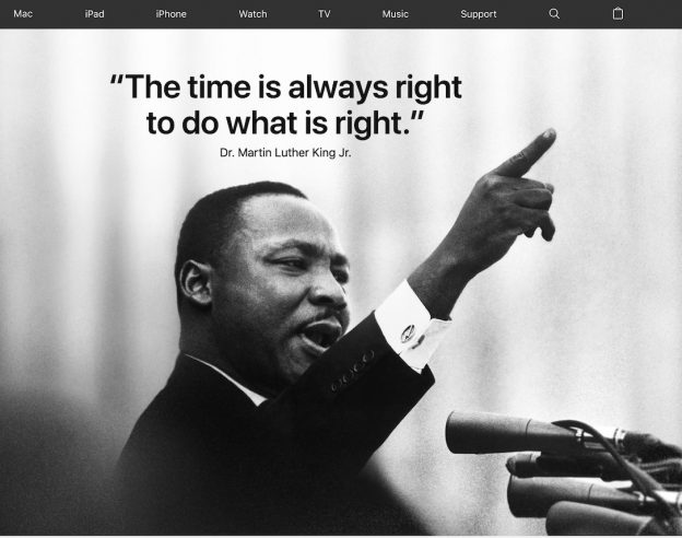 Apple Celebre Martin Luther King Day 2018
