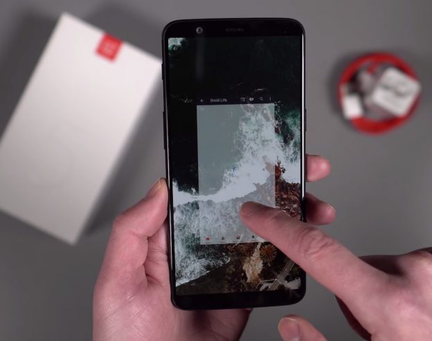 OnePlus 5T Copie Gestes iPhone X