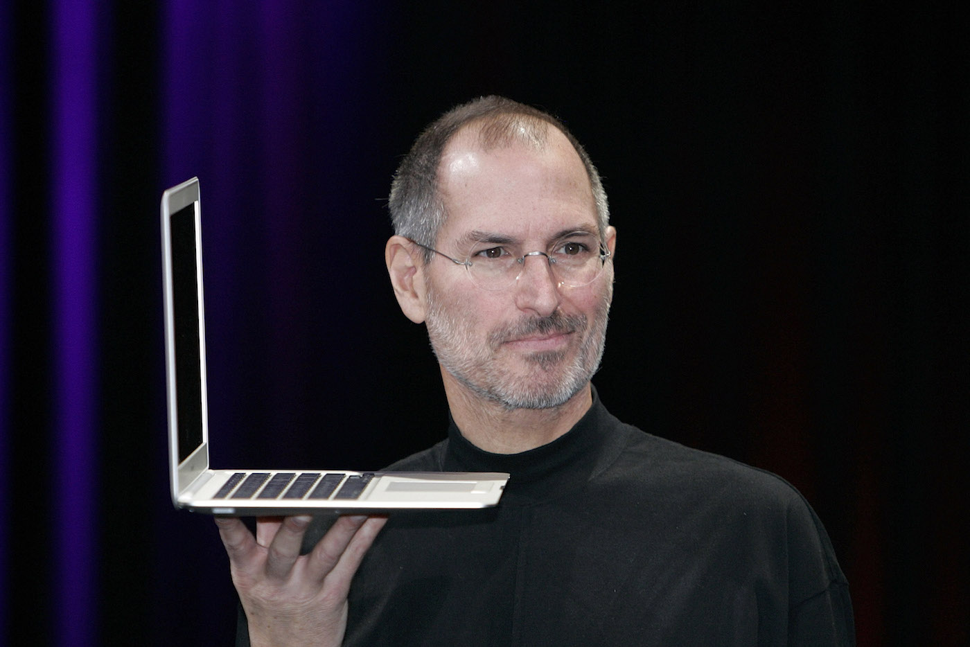 Premier MacBook Air 2008 Steve Jobs
