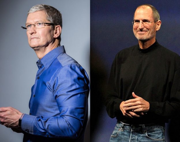Tim Cook et Steve Jobs
