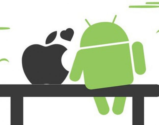 iOS love Android