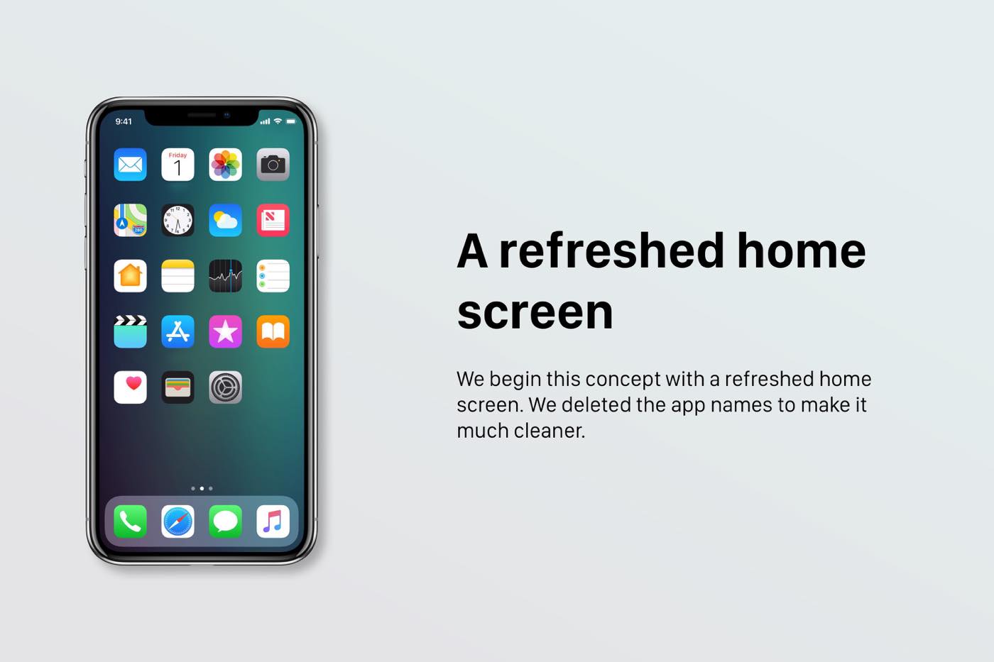 iOS 12 : un concept avec une