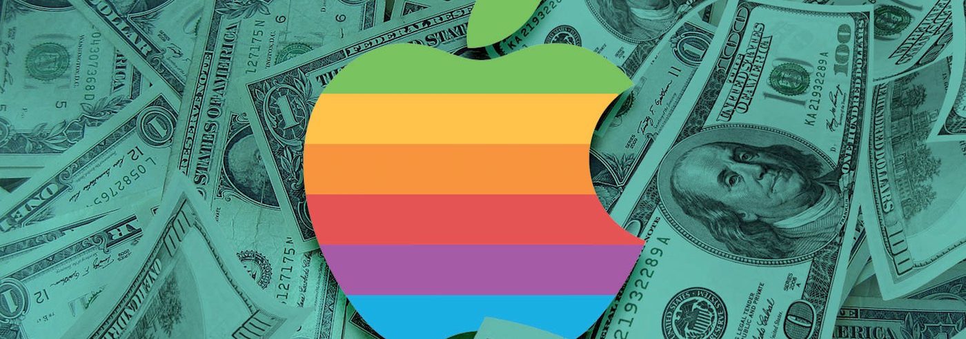 Apple Logo Argent Dollars