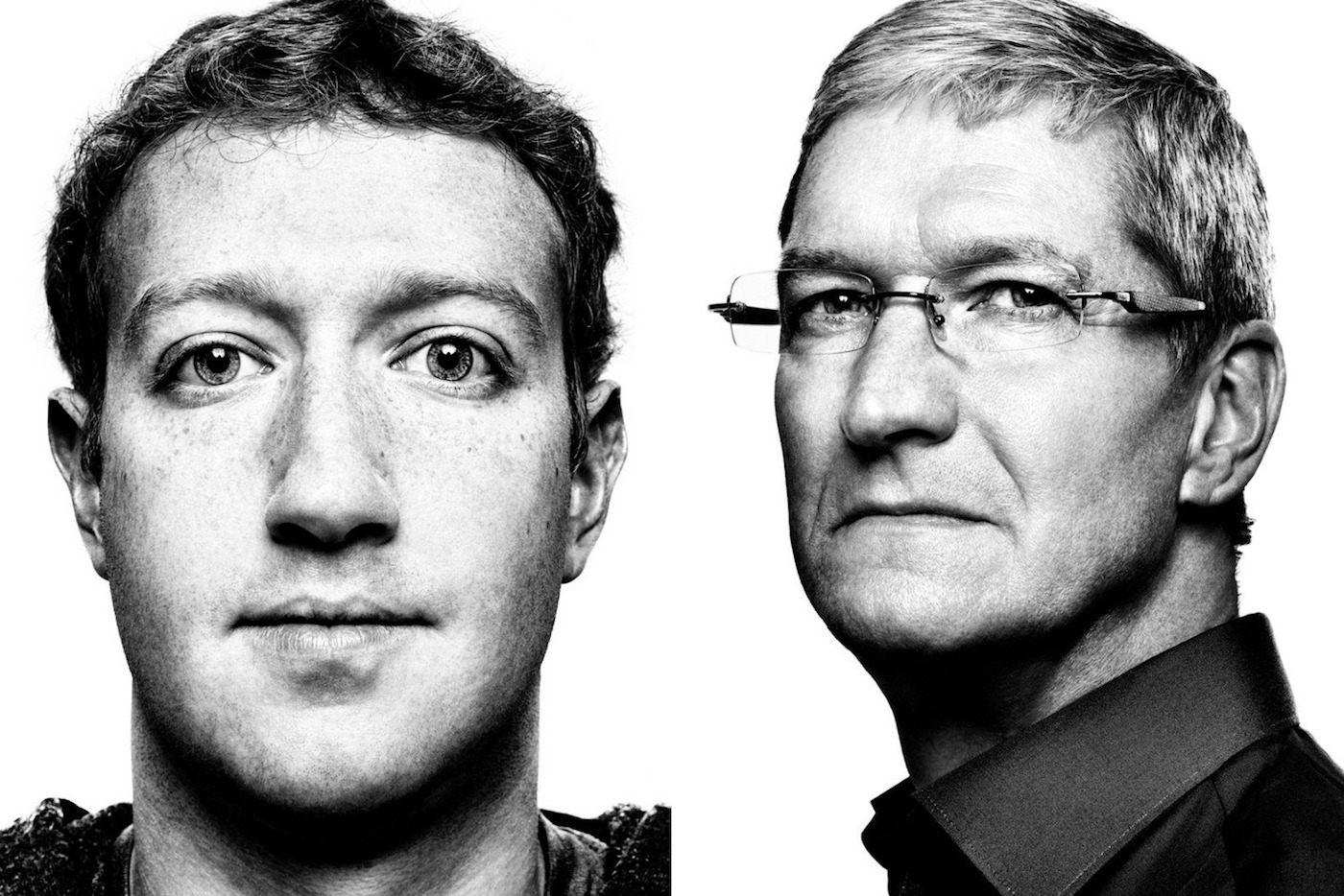 Mark Zuckerberg Tim Cook