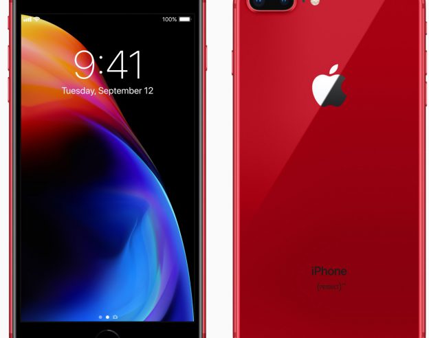 iPhone 8 Plus Avant Arriere RED Rouge Officiel