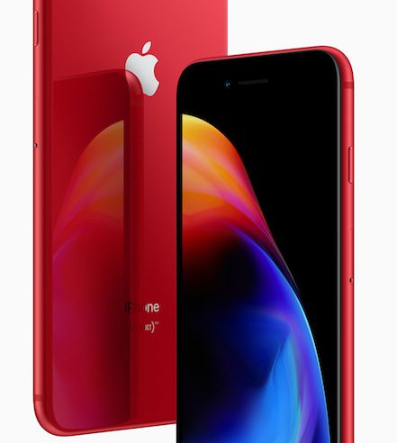 iPhone 8 Plus RED Rouge Avant Arriere Officiel