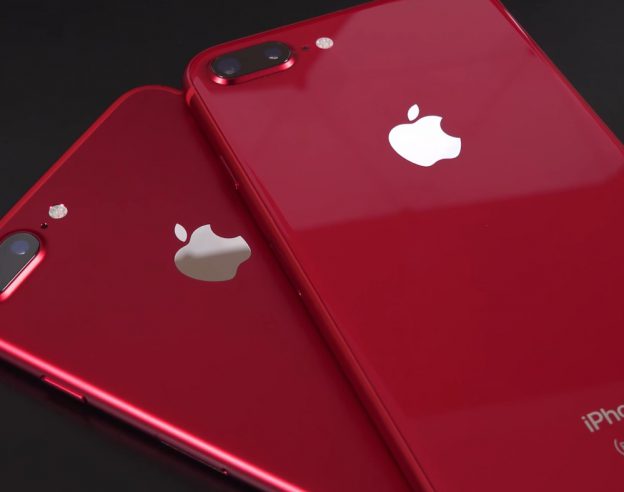 iPhone 8 et iPhone 8 Plus Arriere Rouge RED