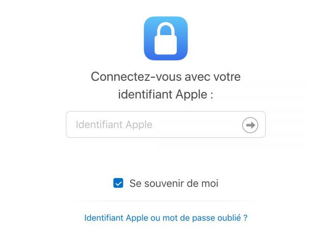 Apple ID Identifiant