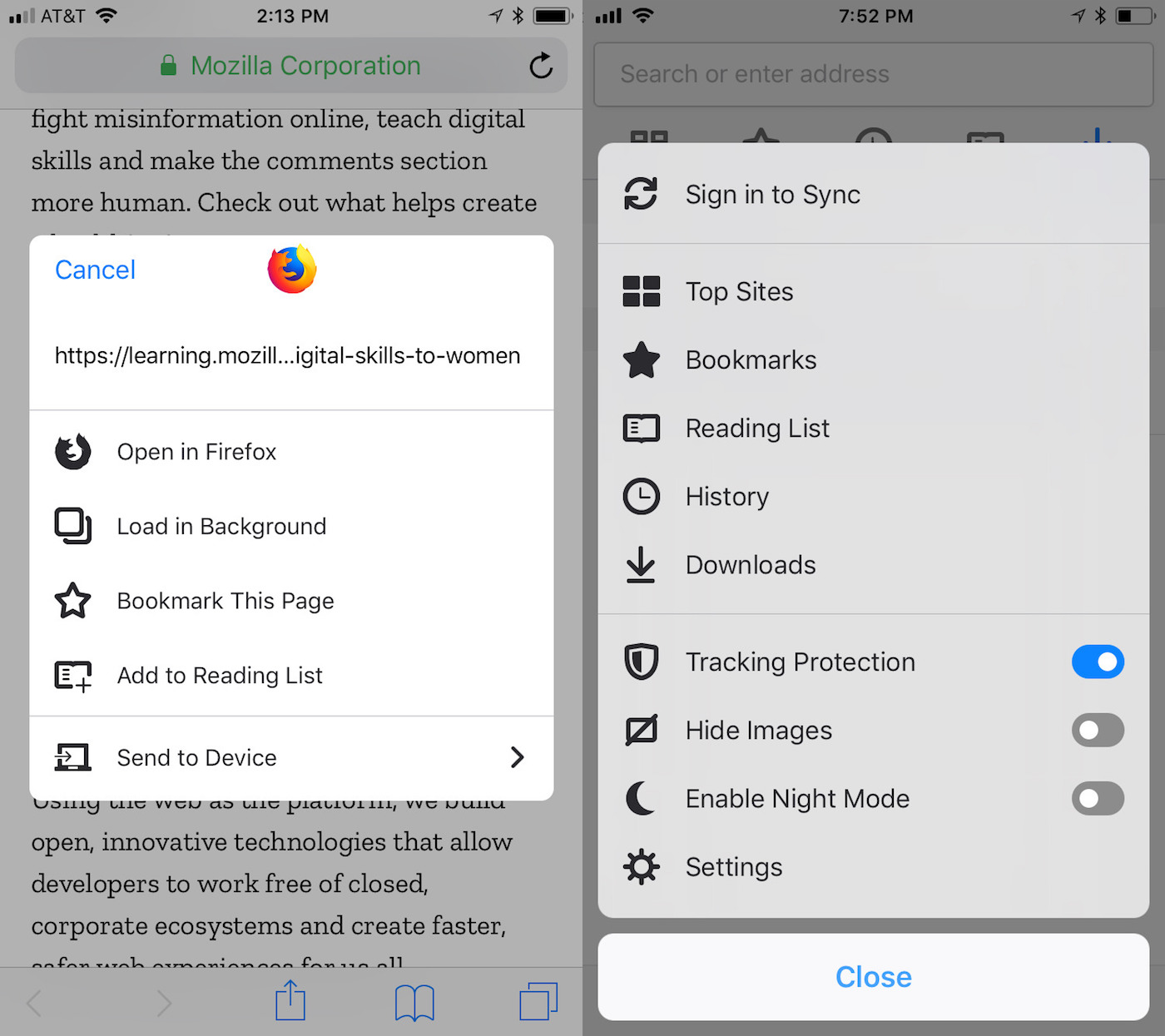 Firefox sur iOS propose de télécharger des fichiers et d'autres nouveautés iPhoneAddict.fr