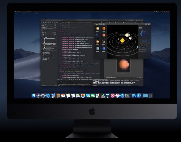 macOS Mojave Mode Sombre iMac
