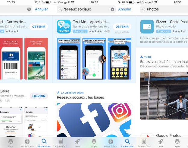 App Store Francais Publicites Recherches Sponsorisees