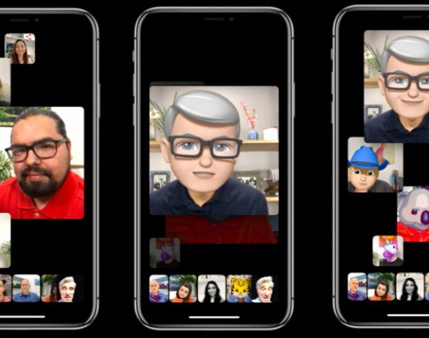 FaceTime iOS 12 Appels Groupe
