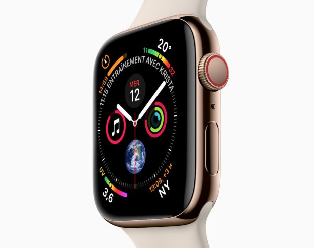 Apple Watch Series 4 Interface Francais