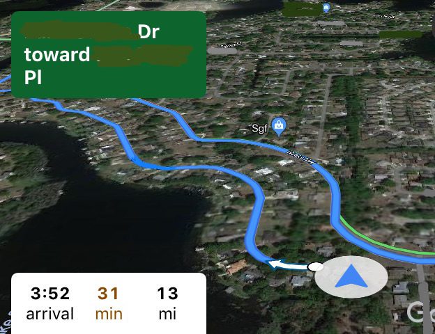 Google Maps CarPlay 1