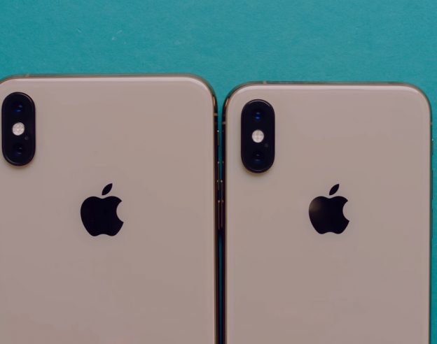 iPhone XS vs iPhone XS Max Or Arriere Appareils Photo