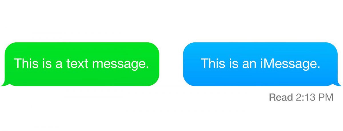 SMS vs iMessage