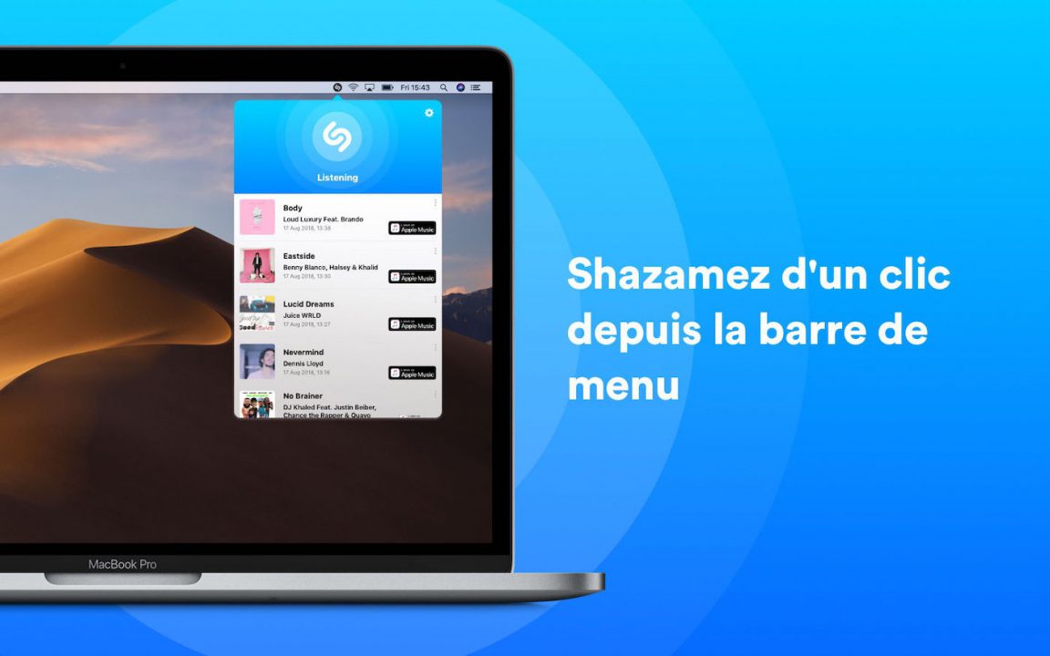 Shazam Application Mac