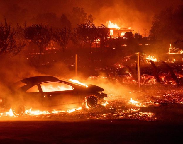 Incendies Camp Fire Californie