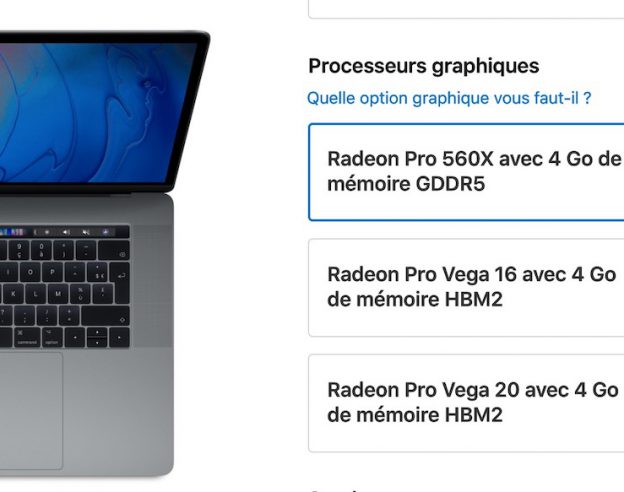 MacBook Pro 2018 Radeon Pro Vega