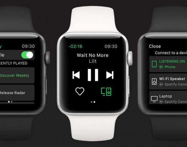 Spotify Apple Watch Officiel