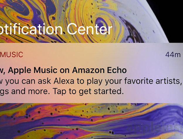 Notification Non Desiree Apple Music Echo