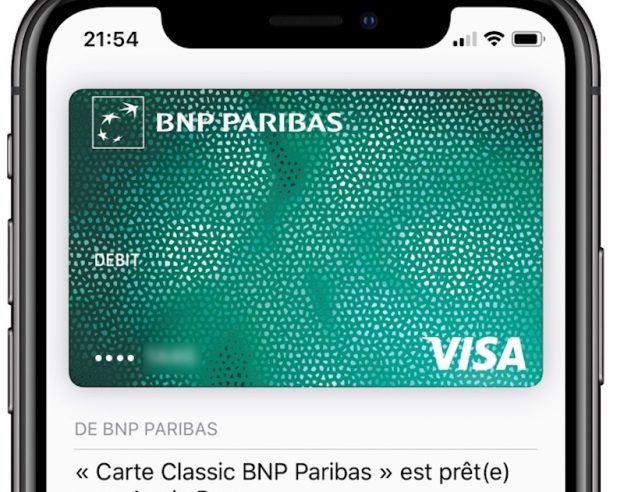 Apple Pay Carte Ajoutee BNP