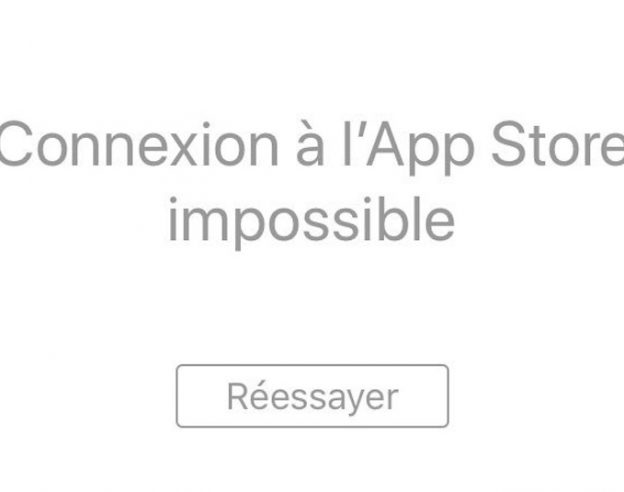 App Store Connexion Impossible