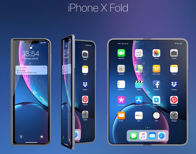 Concept iPhone X Fold Pliable