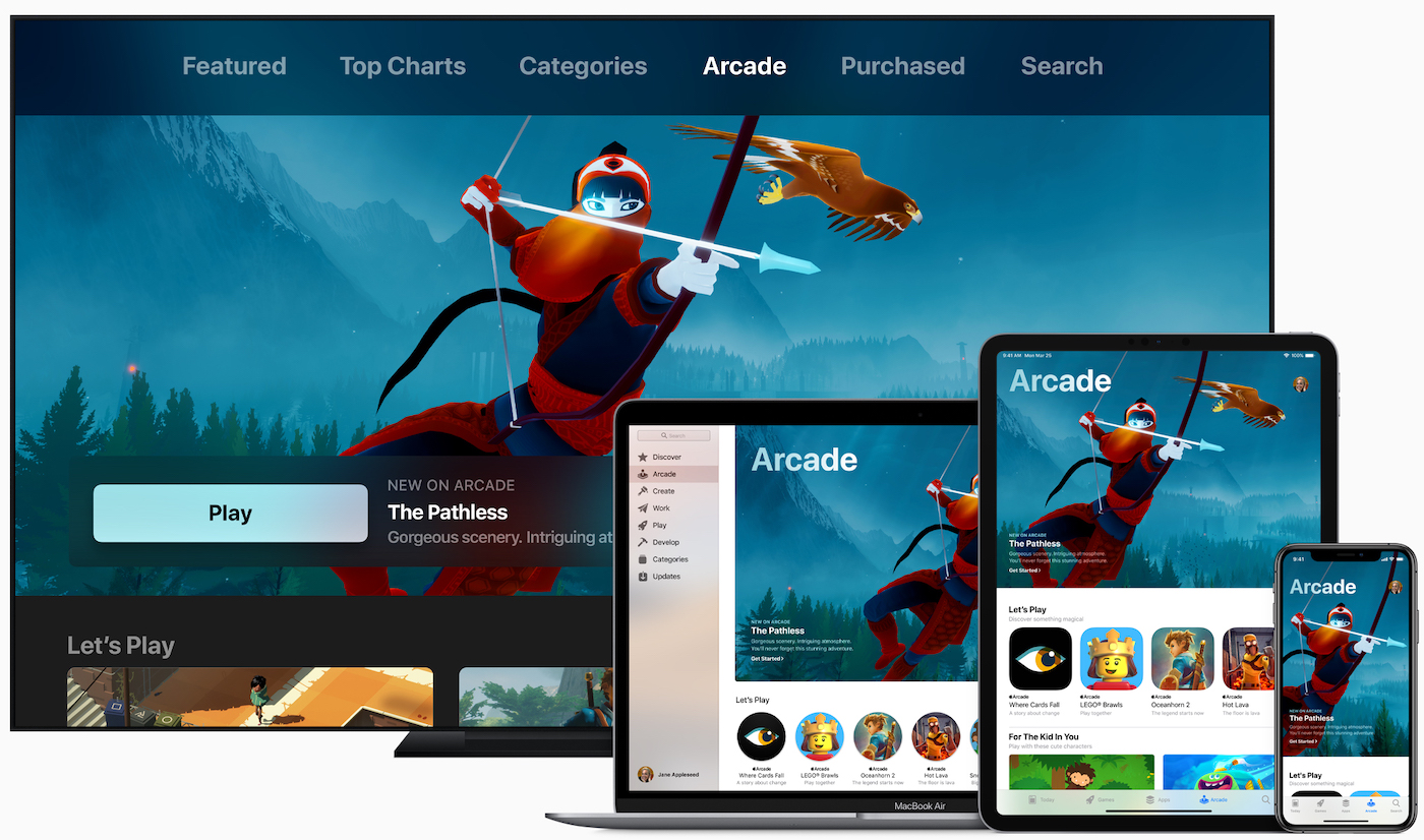 Apple Arcade Apple TV Mac iPad iPhone