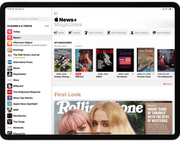Apple News Plus iPad