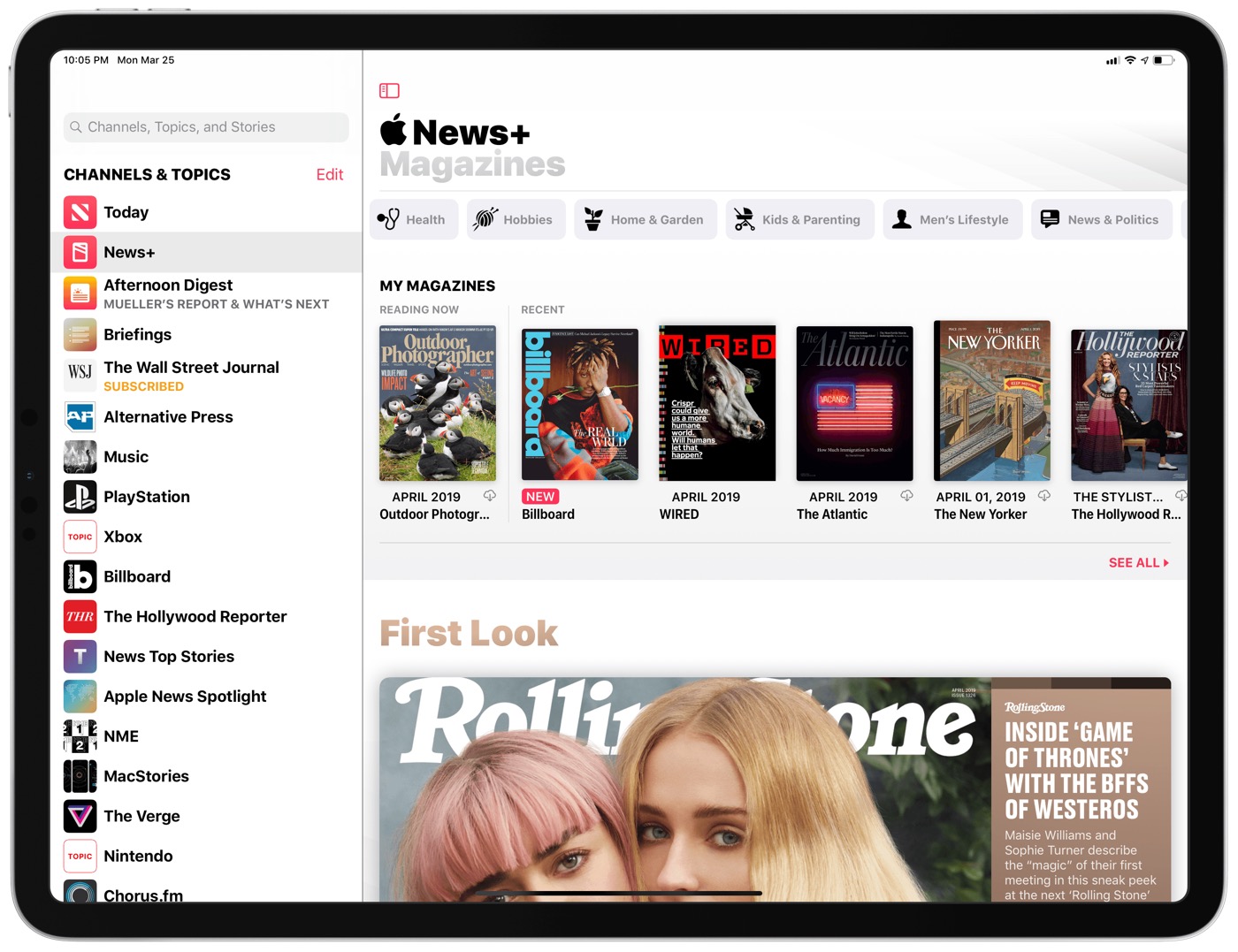 Apple News Plus iPad
