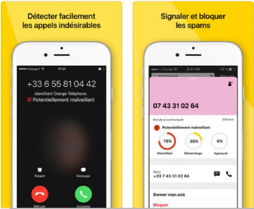 Orange Téléphone une app antispam téléphonique… pour tous les